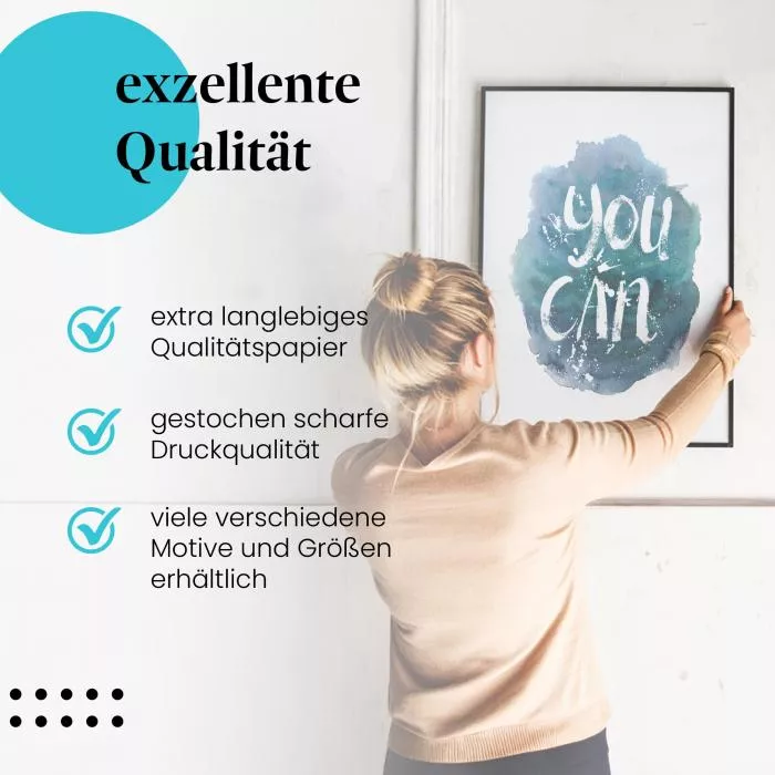 You Can Aquarell | Postereck 3315