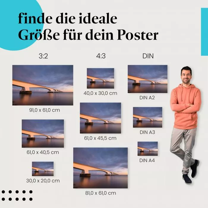 Zeelandbrücke | Postereck 4126