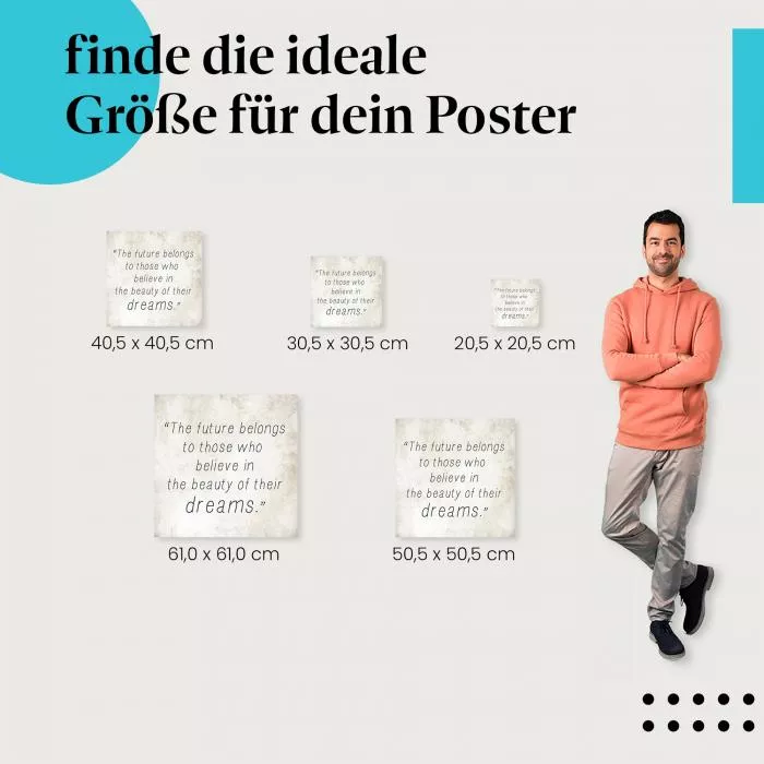 Glaube an deine Träume | Postereck 2404