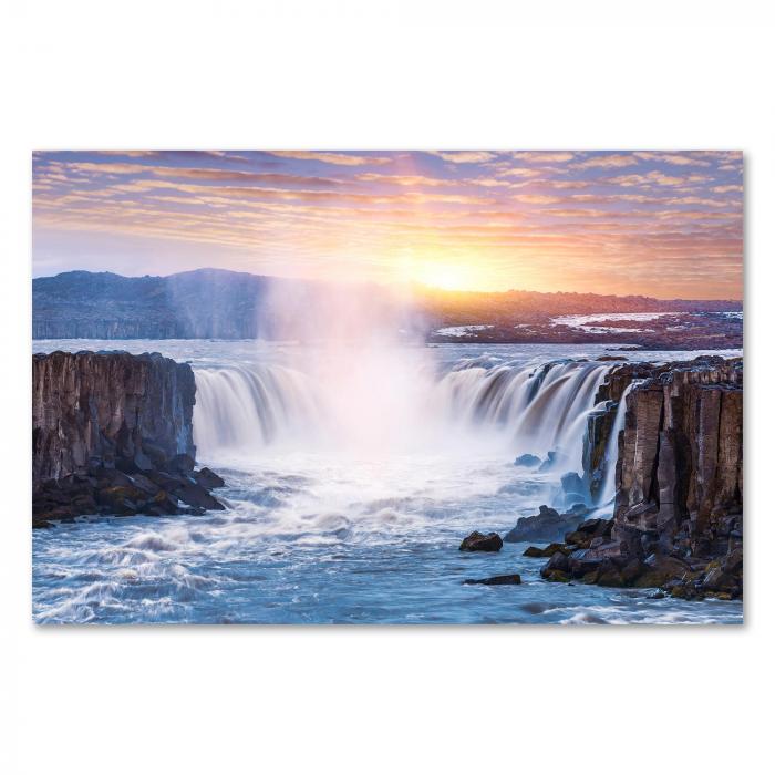 Preview: Wasserfall bei Sonnenuntergang | Postereck 3448
