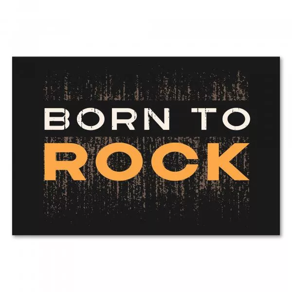 "Born to Rock" auf dunklem Hintergrund - rockiges Design für Musikliebhaber. "Born to Rock" auf dunklem Hintergrund - rockiges Design für Musikliebhaber.