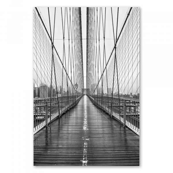 Brooklyn Bridge in New York City, geometrische Perfektion der Architektur. Brooklyn Bridge in New York City, geometrische Perfektion der Architektur.