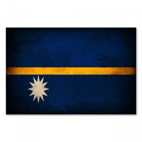 Nauru Flagge - Stern und Streifen: Der Stern repräsentiert die Insel selbst, die Streifen die Bevölkerungsgruppen. Nauru Flagge - Stern und Streifen: Der Stern repräsentiert die Insel selbst, die Streifen die Bevölkerungsgruppen.