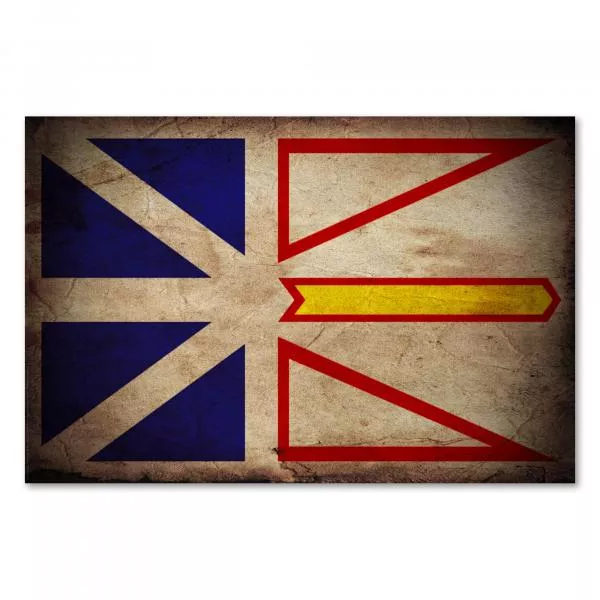 Flagge Neufundland und Labrador: Das Design ist inspiriert von der britischen Seefahrtstradition. Flagge Neufundland und Labrador: Das Design ist inspiriert von der britischen Seefahrtstradition.