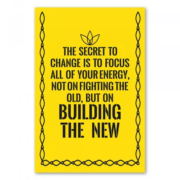"Fokus auf das Neue" - ein Poster für alle, die Veränderungen positiv sehen und neue Wege gehen wollen. "Fokus auf das Neue" - ein Poster für alle, die Veränderungen positiv sehen und neue Wege gehen wollen.