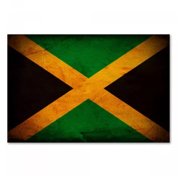 Jamaikanische Flagge im Grunge-Stil: Grün symbolisiert Hoffnung, Schwarz die Stärke des Volkes, Gelb die Sonne. Jamaikanische Flagge im Grunge-Stil: Grün symbolisiert Hoffnung, Schwarz die Stärke des Volkes, Gelb die Sonne.