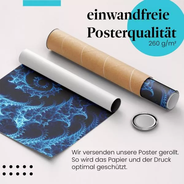 Blaue Spirale | Postereck 3360 Blaue Spirale | Postereck 3360