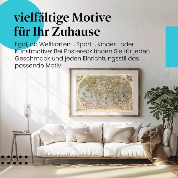 Weltkarte: Historisch & Illustriert | Postereck 0460 Weltkarte: Historisch & Illustriert | Postereck 0460