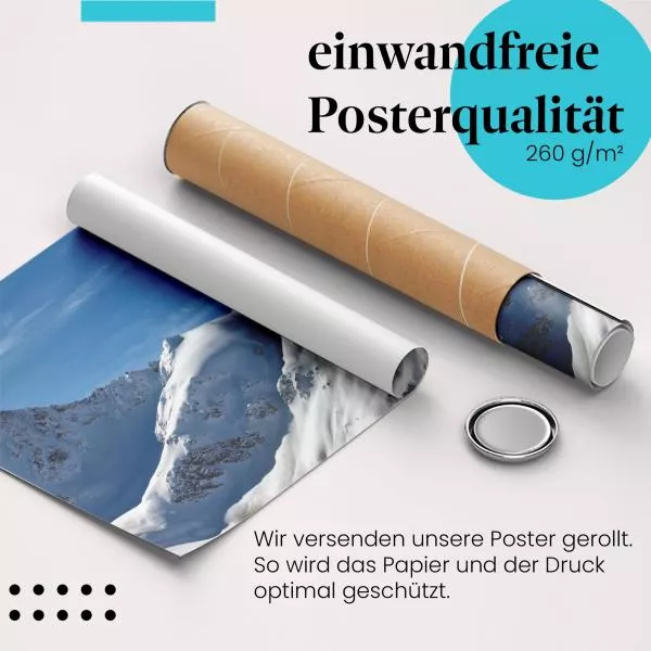 Schneebedeckte Berge | Postereck 3365 Schneebedeckte Berge | Postereck 3365