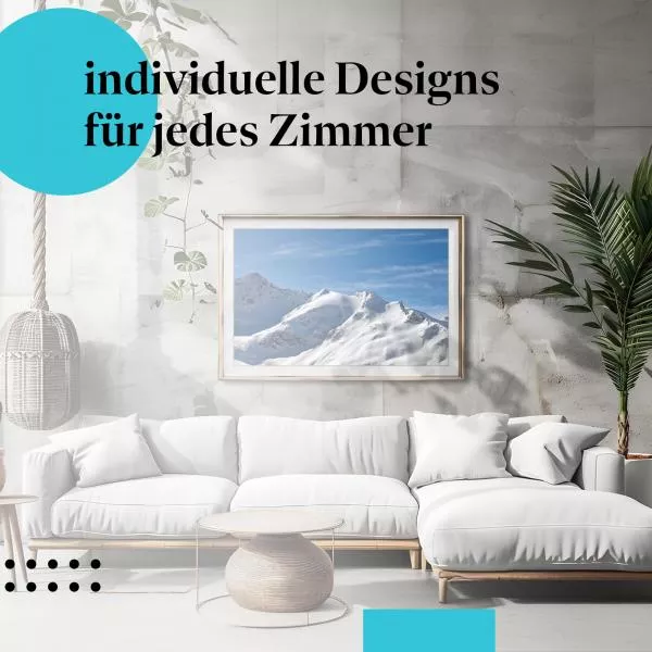 Schneebedeckte Berge | Postereck 3365 Schneebedeckte Berge | Postereck 3365