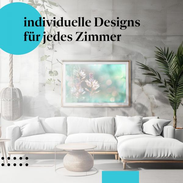 Schlafzimmer Deko: "Blume" Poster - Schönheit im Detail - perfekt fürs Schlafzimmer.