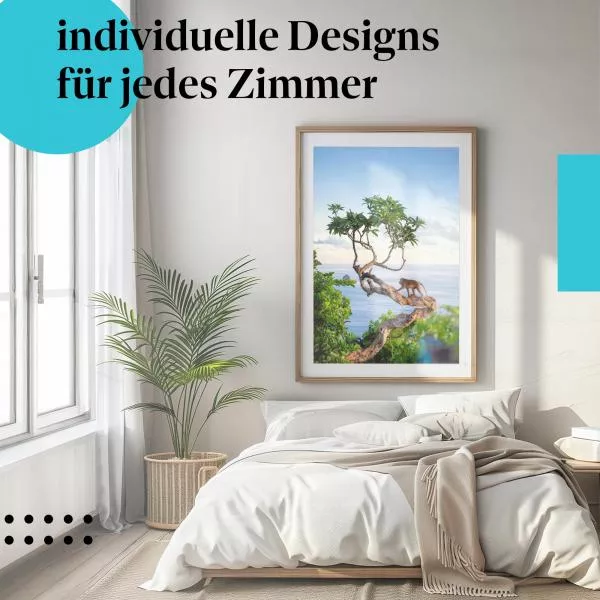 Affe am Meer | Postereck 3211 Affe am Meer | Postereck 3211