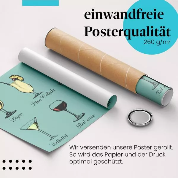 Alkohol-Vielfalt | Postereck 2113 Alkohol-Vielfalt | Postereck 2113