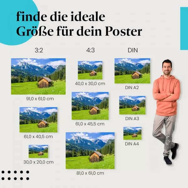Almhütte Idylle | Postereck 2923 Almhütte Idylle | Postereck 2923