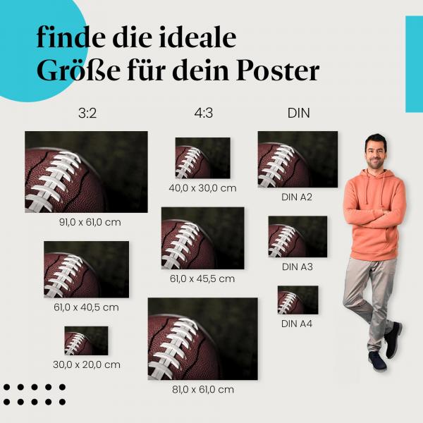 American Football Poster: Sport Poster!