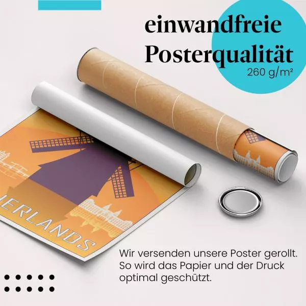 Amsterdam: Reiseposter | Postereck 1845 Amsterdam: Reiseposter | Postereck 1845