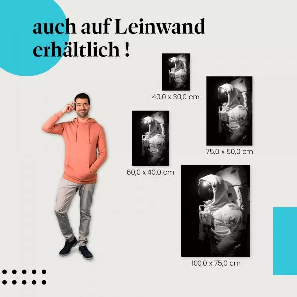 Raumfahrtpionier: Astronaut im All | Postereck 0271 Raumfahrtpionier: Astronaut im All | Postereck 0271