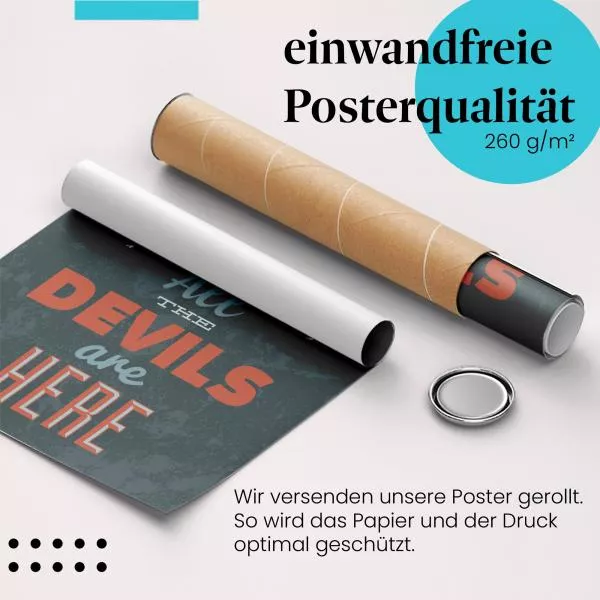 Düstere Botschaft: "Die Hölle…" | Postereck 1412 Düstere Botschaft: "Die Hölle…" | Postereck 1412
