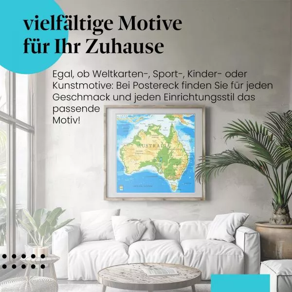 Australien Karte | Postereck 2449