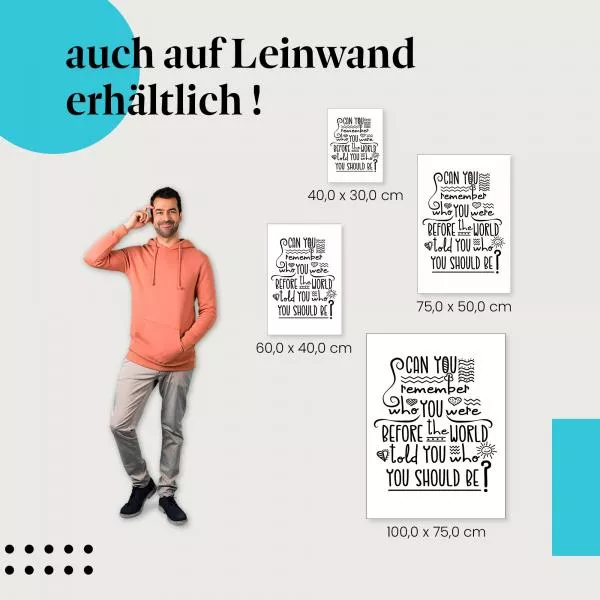 Finde dein wahres Ich: Wer… | Postereck 1193 Finde dein wahres Ich: Wer… | Postereck 1193