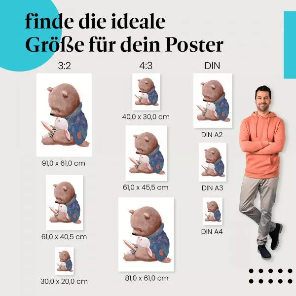 Bär & Hase | Postereck 3640 Bär & Hase | Postereck 3640