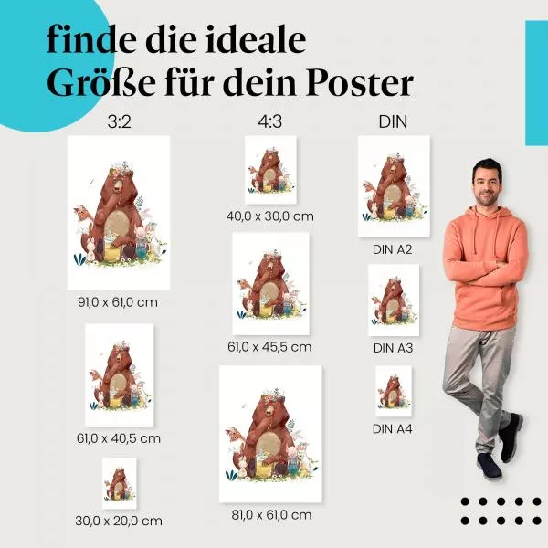Bär und Freunde | Postereck 4057 Bär und Freunde | Postereck 4057