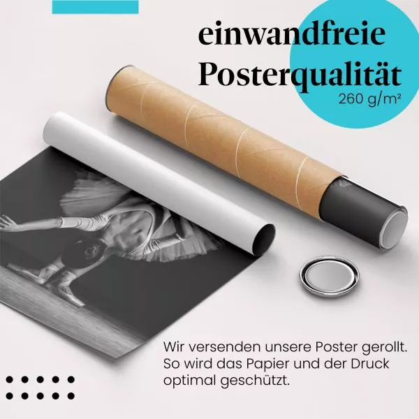 Grazie: Ballerina verbeugt sich | Postereck 1267