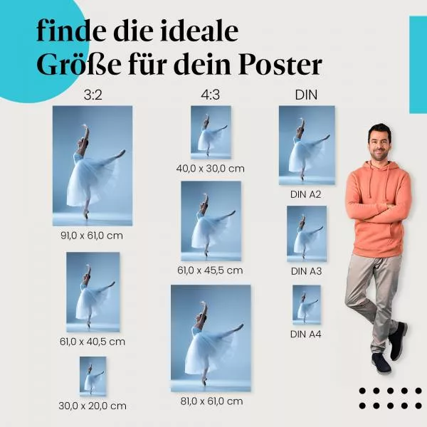 Anmut und Grazie: Balletttänzerin | Postereck 1009 Anmut und Grazie: Balletttänzerin | Postereck 1009