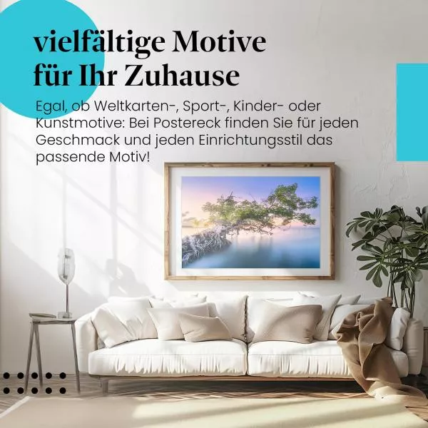 Baum im Wasser | Postereck 3122 Baum im Wasser | Postereck 3122