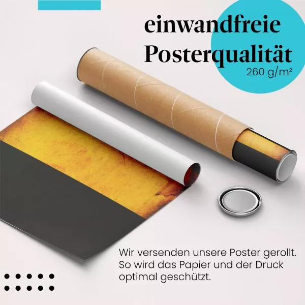Belgien: Vintage Flagge im Used-Look | Postereck 0290 Belgien: Vintage Flagge im Used-Look | Postereck 0290