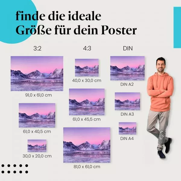 Fjordlandschaft | Postereck 2770 Fjordlandschaft | Postereck 2770