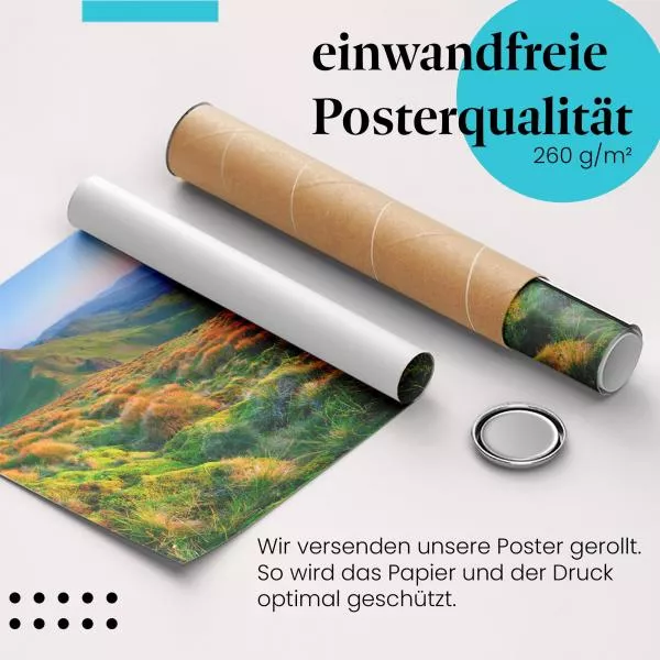 Bergpanorama im Morgenlicht | Postereck 1253 Bergpanorama im Morgenlicht | Postereck 1253