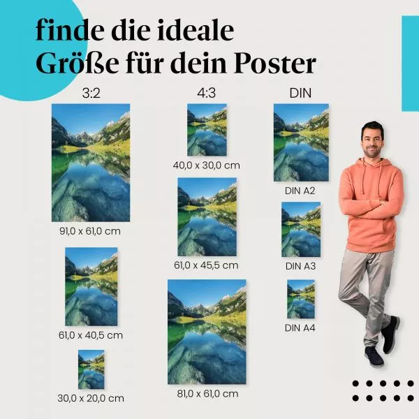 Bergsee Spiegelung | Postereck 3616 Bergsee Spiegelung | Postereck 3616