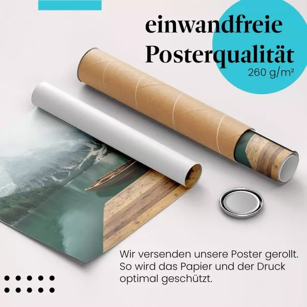 Bergsee & Steg | Postereck 2792 Bergsee & Steg | Postereck 2792