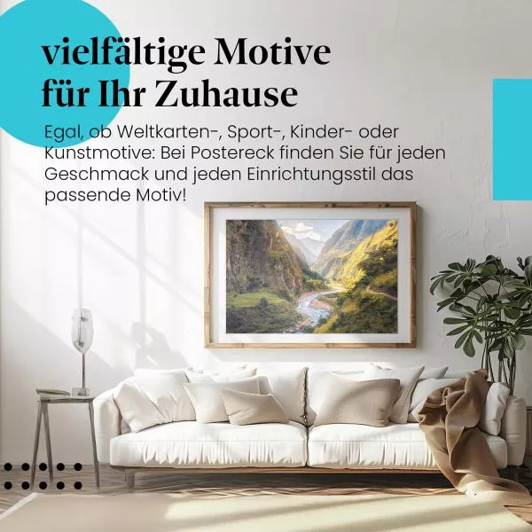Smaragdgrüner Fluss | Postereck 3127 Smaragdgrüner Fluss | Postereck 3127