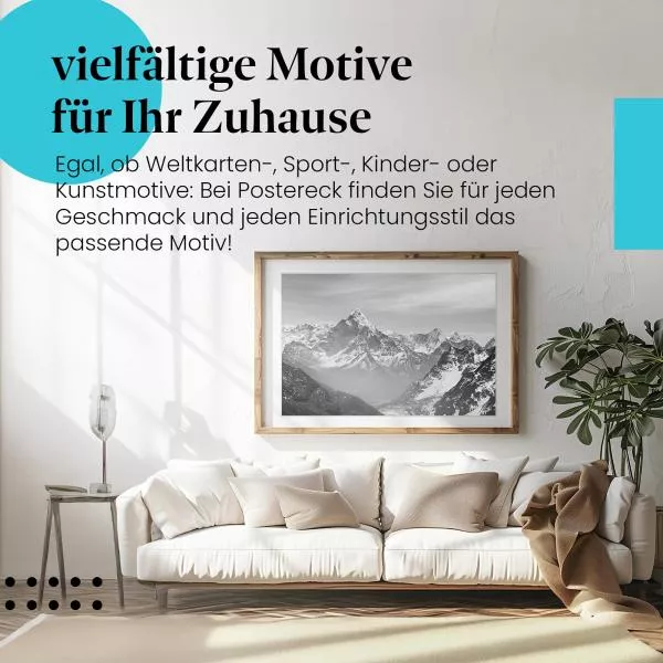 Mächtige Berge | Postereck 3091 Mächtige Berge | Postereck 3091