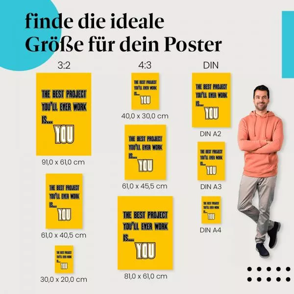 Du bist dein bestes Projekt | Postereck 1567 Du bist dein bestes Projekt | Postereck 1567
