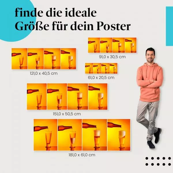 Biereinschenken: Vier Phasen | Postereck 1496 Biereinschenken: Vier Phasen | Postereck 1496