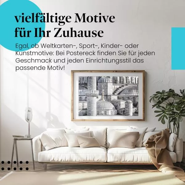 Blaue Moschee: Architektur | Postereck 1549 Blaue Moschee: Architektur | Postereck 1549