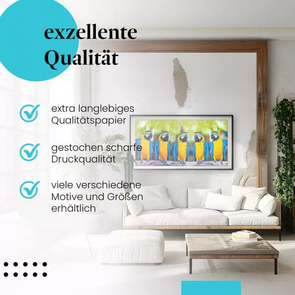 Blaugelbe Aras | Postereck 3578 Blaugelbe Aras | Postereck 3578