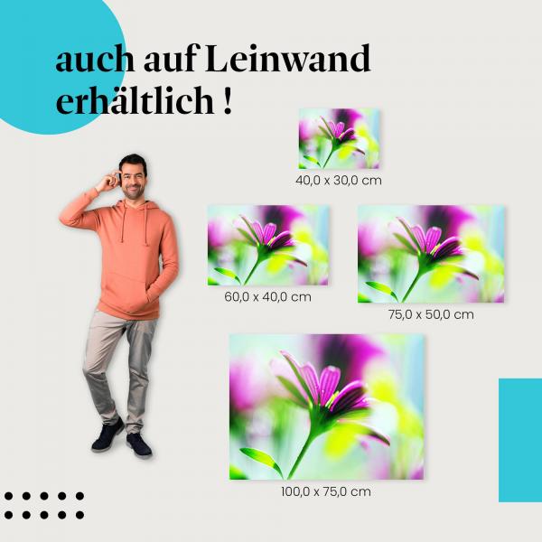 Leinwandbild "Pinke Schönheit": Die Schönheit der Natur