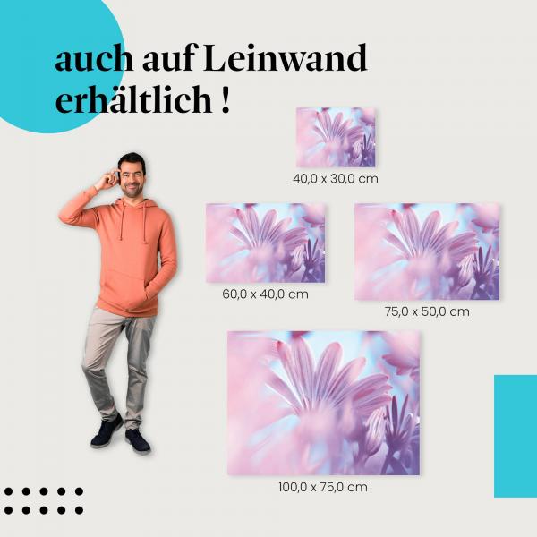 Leinwandbild "Blütenmeer": Zarte Farben & Romantik