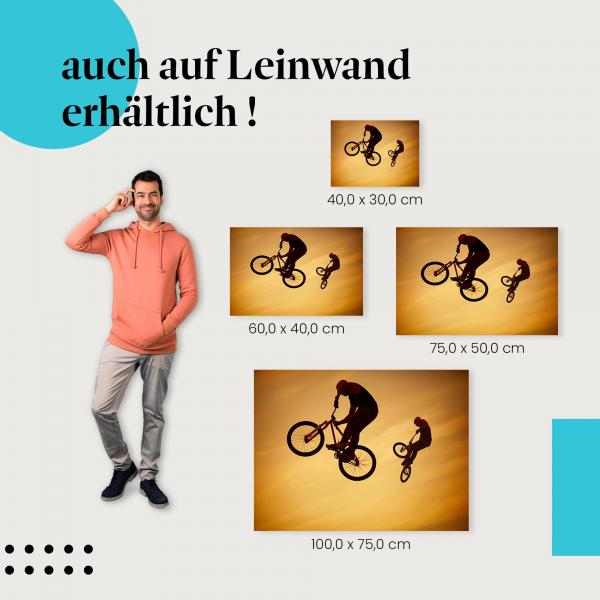 Leinwandbild "BMX Action": Bewegung & Freiheit