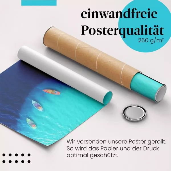 Boote auf dem Meer | Postereck 3862 Boote auf dem Meer | Postereck 3862