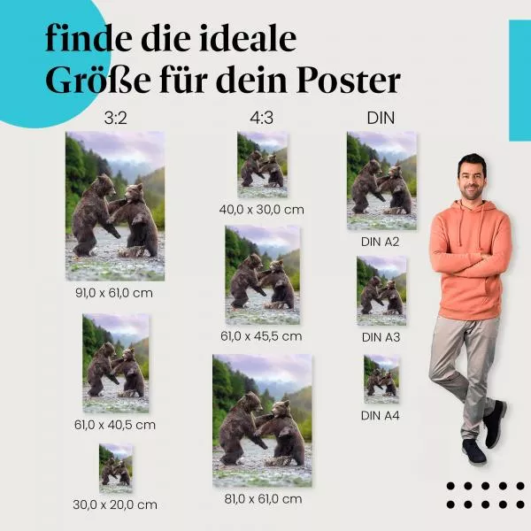 Bärenkampf | Postereck 2847 Bärenkampf | Postereck 2847