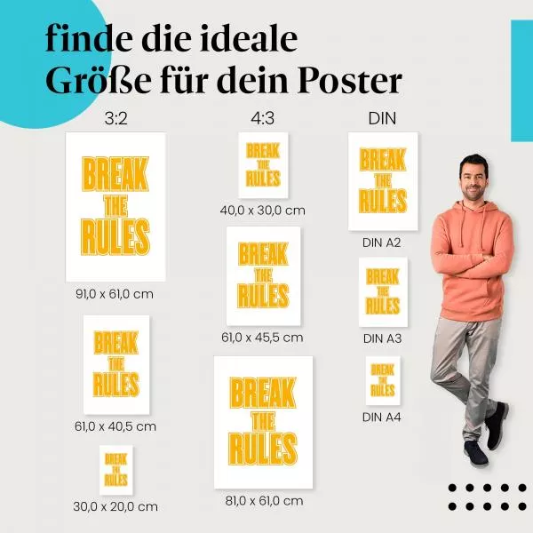 Break the Rules | Postereck 1565 Break the Rules | Postereck 1565