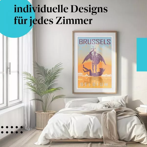 Brüssel: Reiseposter | Postereck 1848 Brüssel: Reiseposter | Postereck 1848