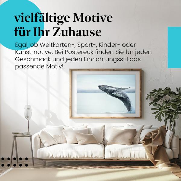 "Buckelwal": Poster - Naturgewalten & Schönheit des Ozeans.