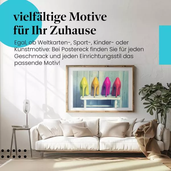 Bunte High Heels: Fashion & Style | Postereck 0550 Bunte High Heels: Fashion & Style | Postereck 0550