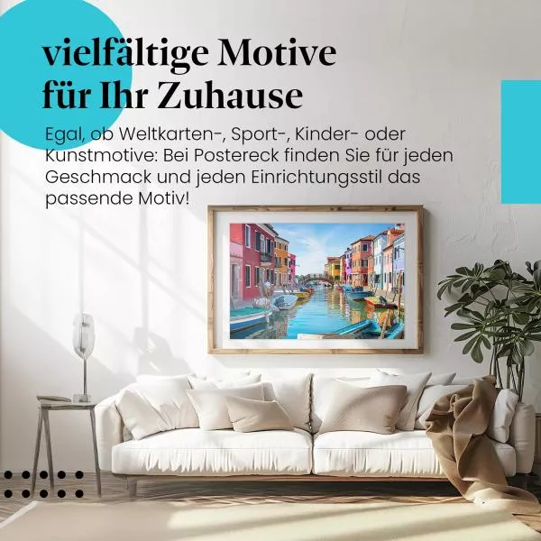 Burano Farbenpracht | Postereck 2535 Burano Farbenpracht | Postereck 2535